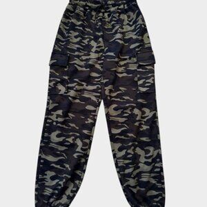 Camo Jogger Pants Size L | High Rise Cargo Style Athleisure